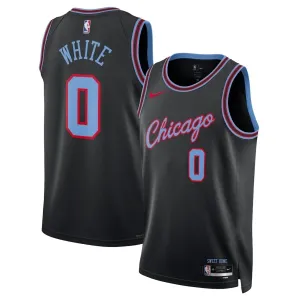 Maillot Homme Chicago Bulls Coby Black City Edition 2025-26 Noir Swingman