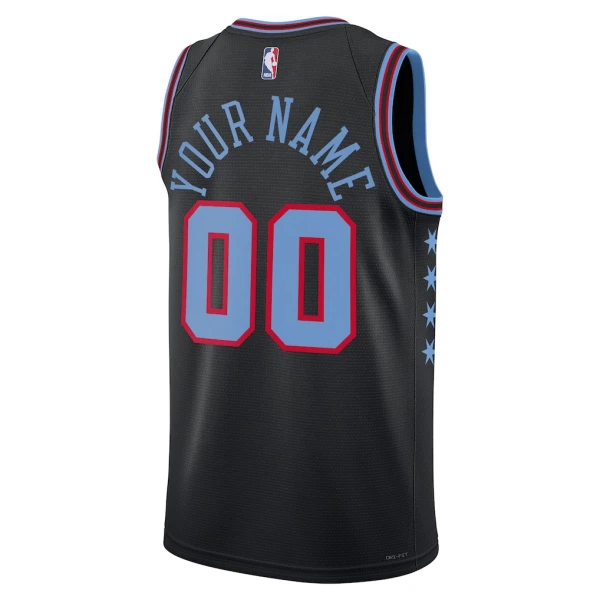 Maillot Homme Chicago Bulls Personnalisé City Edition 2025-26 Noir Swingman
