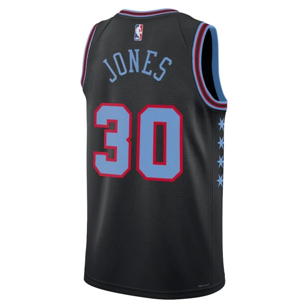 Maillot Homme Chicago Bulls Tre Jones City Edition 2025-26 Noir Swingman