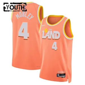 Maillot Enfant Cleveland Cavaliers Evan Mobley City Edition 2025-26 Orange Swingman