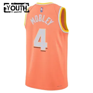Maillot Enfant Cleveland Cavaliers Evan Mobley City Edition 2025-26 Orange Swingman