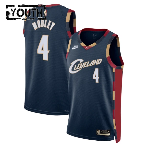 Maillot Enfant Cleveland Cavaliers Evan Mobley Classic Edition 2025-26 Navy Swingman