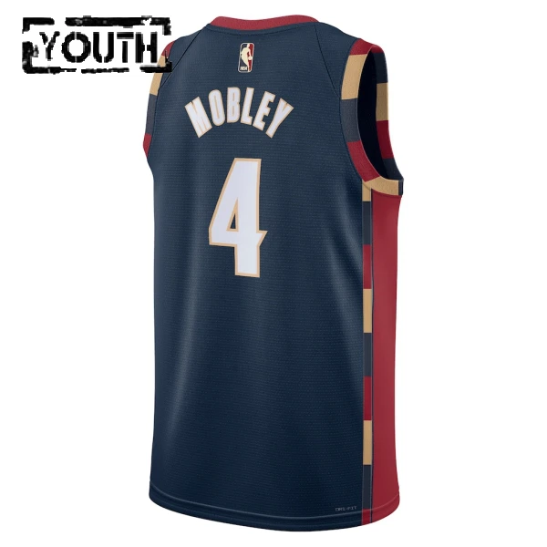Maillot Enfant Cleveland Cavaliers Evan Mobley Classic Edition 2025-26 Navy Swingman