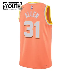 Maillot Enfant Cleveland Cavaliers Jarrett Allen City Edition 2025-26 Orange Swingman