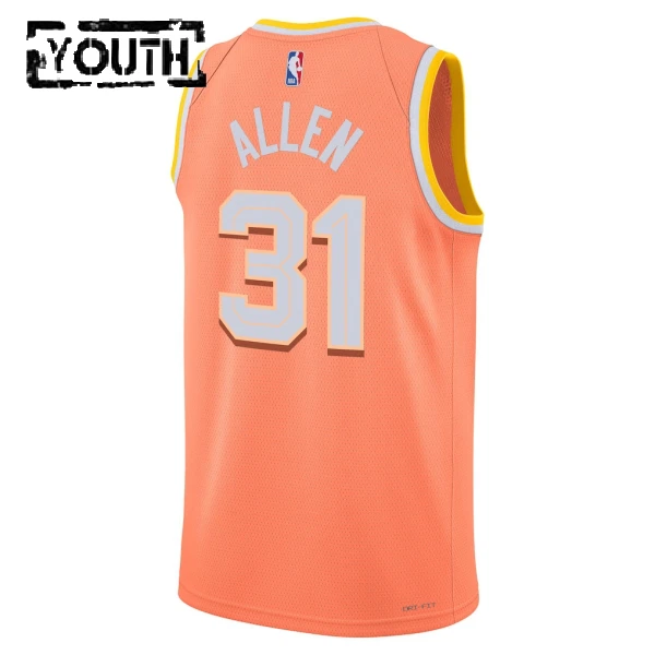 Maillot Enfant Cleveland Cavaliers Jarrett Allen City Edition 2025-26 Orange Swingman