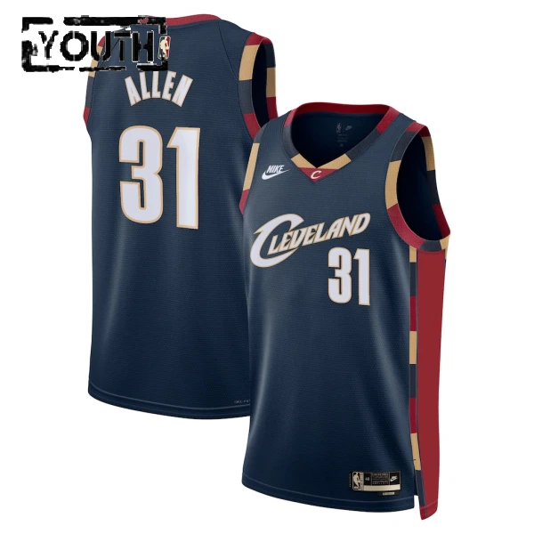 Maillot Enfant Cleveland Cavaliers Jarrett Allen Classic Edition 2025-26 Navy Swingman