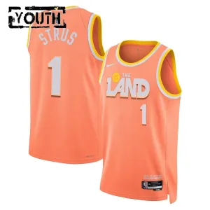 Maillot Enfant Cleveland Cavaliers Max Strus City Edition 2025-26 Orange Swingman