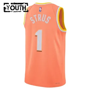 Maillot Enfant Cleveland Cavaliers Max Strus City Edition 2025-26 Orange Swingman