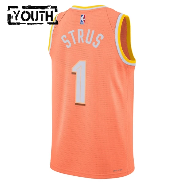 Maillot Enfant Cleveland Cavaliers Max Strus City Edition 2025-26 Orange Swingman