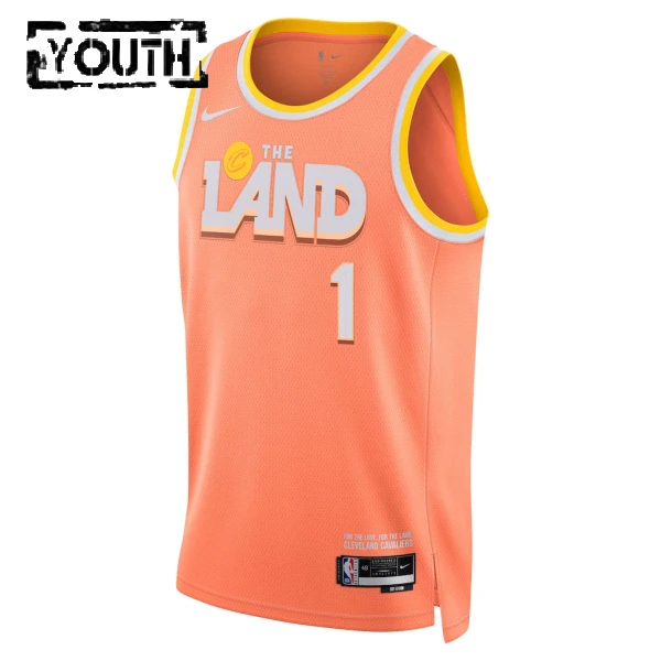 Maillot Enfant Cleveland Cavaliers Max Strus City Edition 2025-26 Orange Swingman