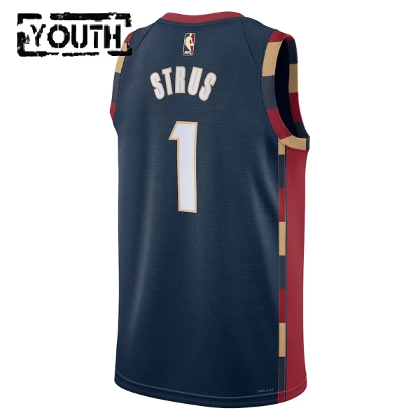 Maillot Enfant Cleveland Cavaliers Max Strus Classic Edition 2025-26 Navy Swingman
