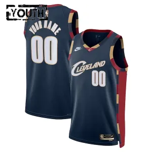 Maillot Enfant Cleveland Cavaliers Personnalisé Classic Edition 2025-26 Navy Swingman