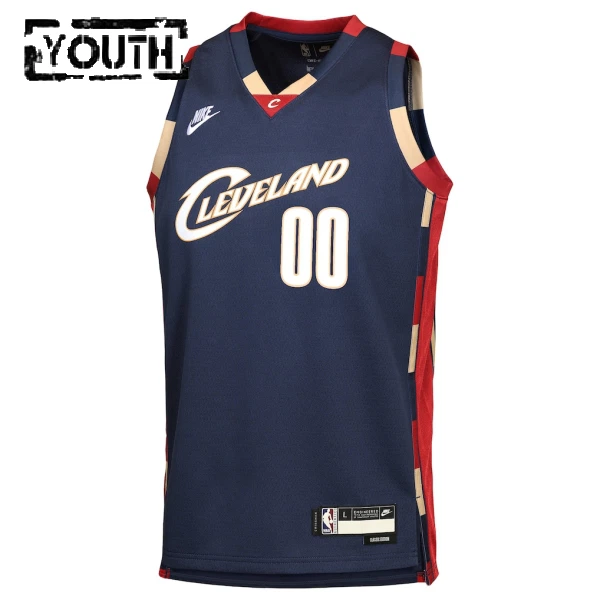 Maillot Enfant Cleveland Cavaliers Personnalisé Classic Edition 2025-26 Navy Swingman