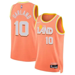 Maillot Homme Cleveland Cavaliers Darius Garland City Edition 2025-26 Orange Swingman