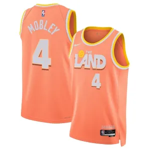Maillot Homme Cleveland Cavaliers Evan Mobley City Edition 2025-26 Orange Swingman