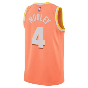 Maillot Homme Cleveland Cavaliers Evan Mobley City Edition 2025-26 Orange Swingman
