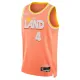 Maillot Homme Cleveland Cavaliers Evan Mobley City Edition 2025-26 Orange Swingman