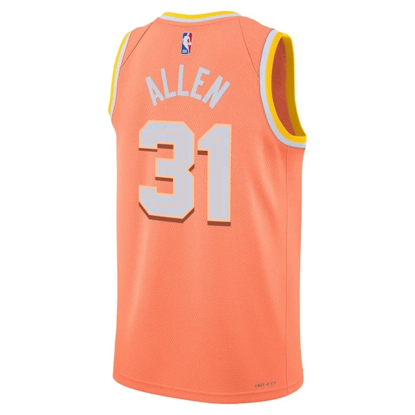 Maillot Homme Cleveland Cavaliers Jarrett Allen City Edition 2025-26 Orange Swingman