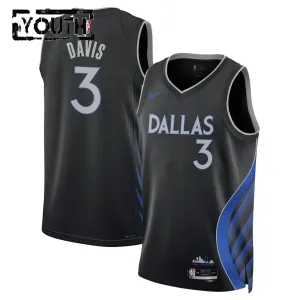 Maillot Enfant Dallas Mavericks Anthony Davis City Edition 2025-26 Noir Swingman
