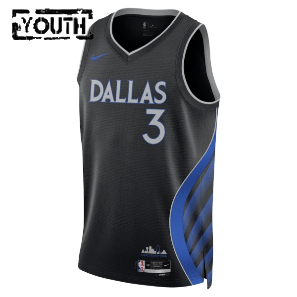 Maillot Enfant Dallas Mavericks Anthony Davis City Edition 2025-26 Noir Swingman