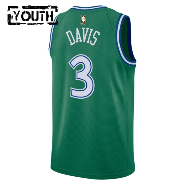 Maillot Enfant Dallas Mavericks Anthony Davis Classic Edition 2025-26 Vert Swingman