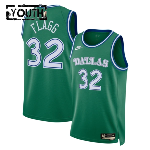 Maillot Enfant Dallas Mavericks Cooper Flagg Classic Edition 2025-26 Vert Swingman