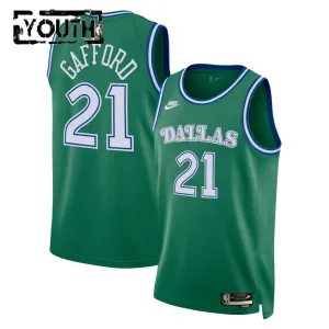 Maillot Enfant Dallas Mavericks Daniel Gafford Classic Edition 2025-26 Vert Swingman