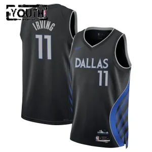 Maillot Enfant Dallas Mavericks Kyrie Irving City Edition 2025-26 Noir Swingman