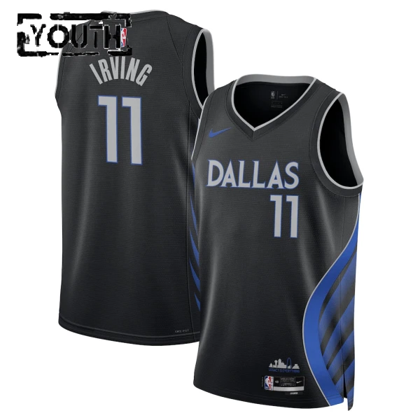 Maillot Enfant Dallas Mavericks Kyrie Irving City Edition 2025-26 Noir Swingman Maillot Enfant Dallas Mavericks Kyrie Irving City Edition 2025-26 Noir Swingman