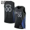 Maillot Enfant Dallas Mavericks Personnalisé City Edition 2025-26 Noir Swingman