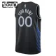 Maillot Enfant Dallas Mavericks Personnalisé City Edition 2025-26 Noir Swingman
