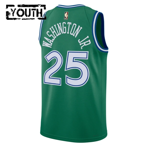 Maillot Enfant Dallas Mavericks Washington JR Classic Edition 2025-26 Vert Swingman