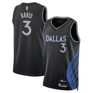 Maillot Homme Dallas Mavericks Anthony Davis City Edition 2025-26 Noir Swingman