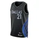 Maillot Homme Dallas Mavericks Daniel Gafford City Edition 2025-26 Noir Swingman