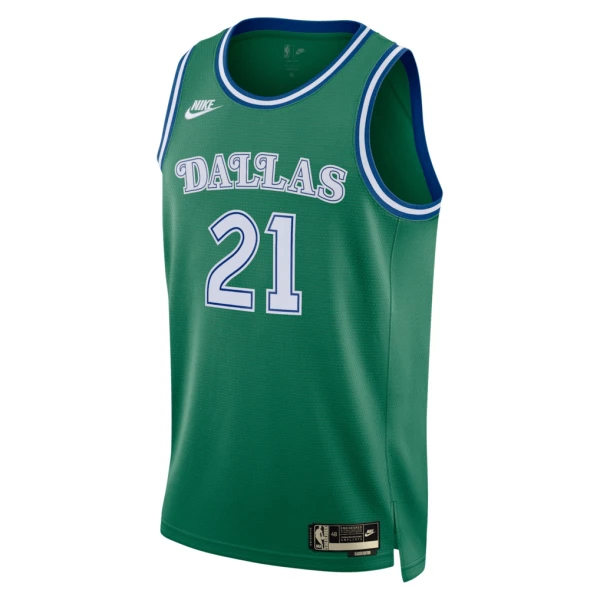 Maillot Homme Dallas Mavericks Daniel Gafford Classic Edition 2025-26 Vert Swingman