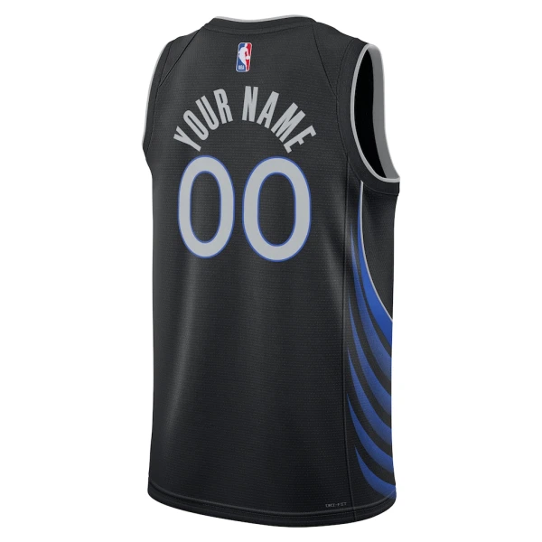 Maillot Homme Dallas Mavericks Personnalisé City Edition 2025-26 Noir Swingman