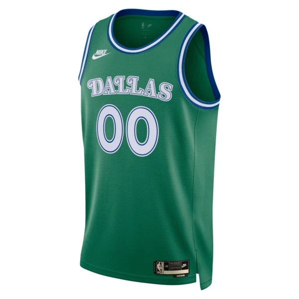 Maillot Homme Dallas Mavericks Personnalisé Classic Edition 2025-26 Vert Swingman
