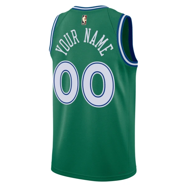 Maillot Homme Dallas Mavericks Personnalisé Classic Edition 2025-26 Vert Swingman