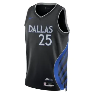 Maillot Homme Dallas Mavericks Washington JR City Edition 2025-26 Noir Swingman