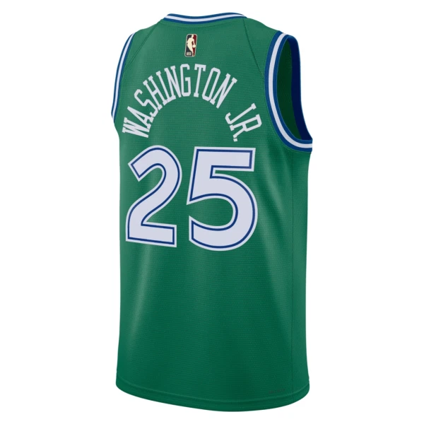 Maillot Homme Dallas Mavericks Washington JR Classic Edition 2025-26 Vert Swingman
