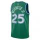 Maillot Homme Dallas Mavericks Washington JR Classic Edition 2025-26 Vert Swingman