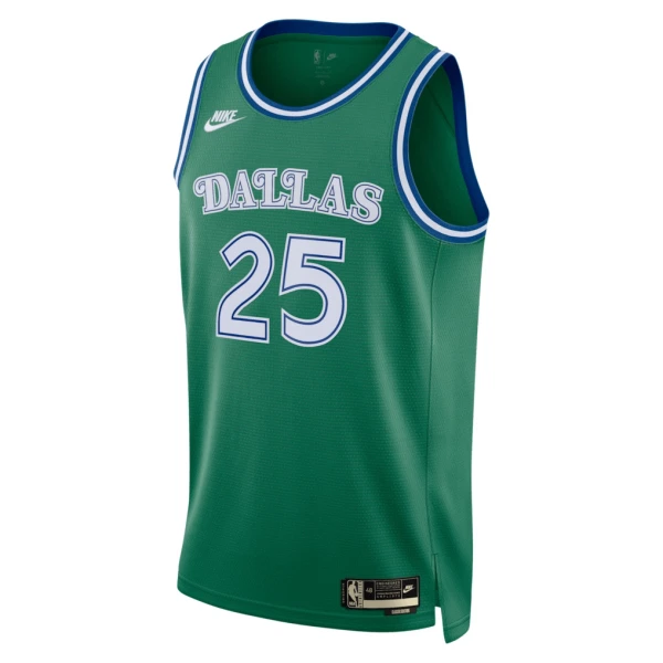 Maillot Homme Dallas Mavericks Washington JR Classic Edition 2025-26 Vert Swingman