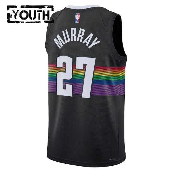 Maillot Enfant Denver Nuggets Jamal Murray City Edition 2025-26 Noir Swingman