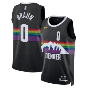 Maillot Homme Denver Nuggets Christian Braun City Edition 2025-26 Noir Swingman