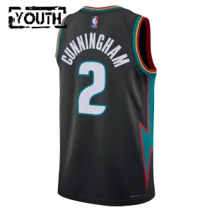 Maillot Enfant Detroit Pistons Cade Cunningham City Edition 2025-26 Noir Swingman