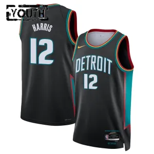 Maillot Enfant Detroit Pistons Tobias Harris City Edition 2025-26 Noir Swingman