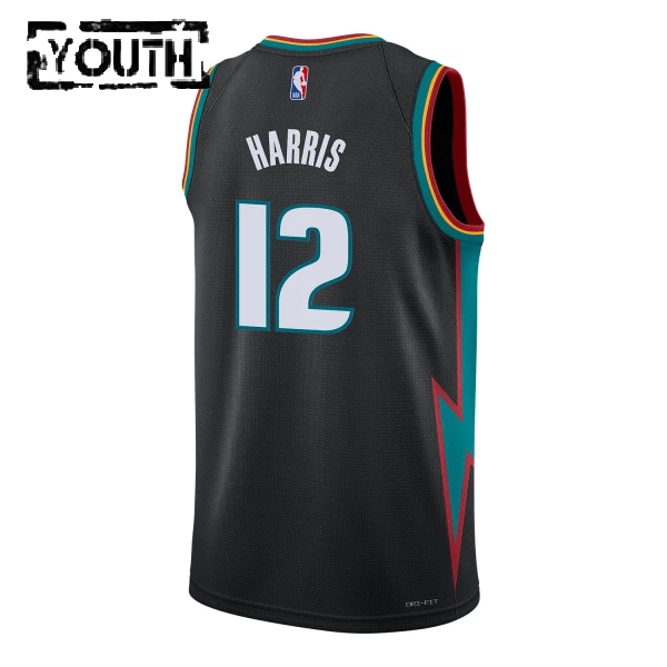 Maillot Enfant Detroit Pistons Tobias Harris City Edition 2025-26 Noir Swingman
