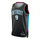 Maillot Homme Detroit Pistons Ausar Thompson City Edition 2025-26 Noir Swingman