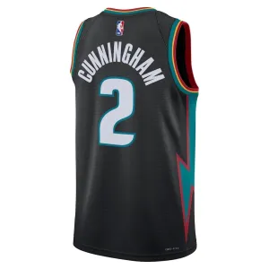 Maillot Homme Detroit Pistons Cade Cunningham City Edition 2025-26 Noir Swingman