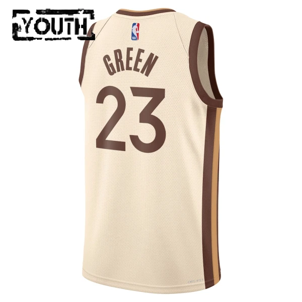 Maillot Enfant Golden State Warriors Draymond Green City Edition 2025-26 Blanc Swingman